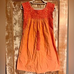 Mi Golondrina Floral Short Dress - XS